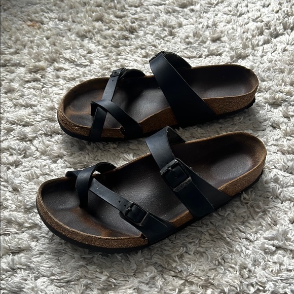 Birkenstock Mayari Black Double Strap Sandals EU 41 - Picture 7 of 7